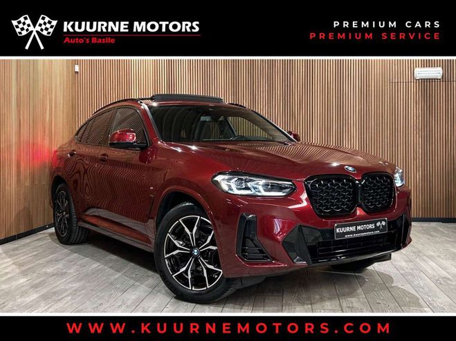 Cliquer pour voir la photo suivante BMW X4 xDrive20i M Pack Pano-Cam-Leder-Led Rouge Métallisé de