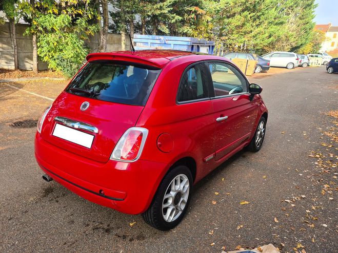 Fiat 500 1.2 69 3990E Rouge de 2008