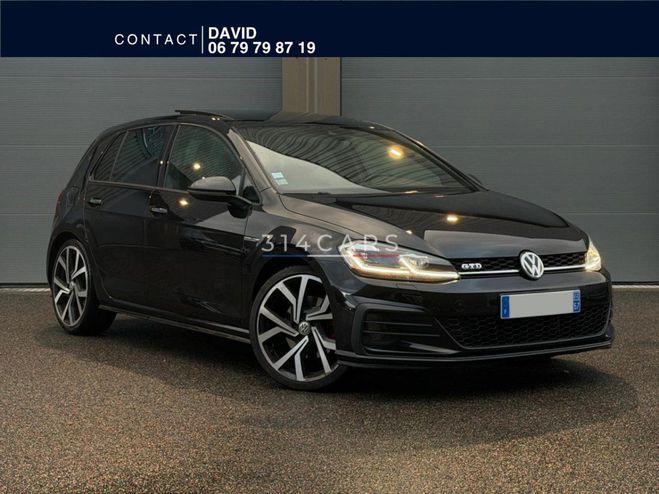 Volkswagen Golf GTD 184 cv DSG7 - Distribution OK - Gara NOIR de 2017