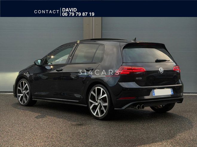 Volkswagen Golf GTD 184 cv DSG7 - Distribution OK - Gara NOIR de 2017