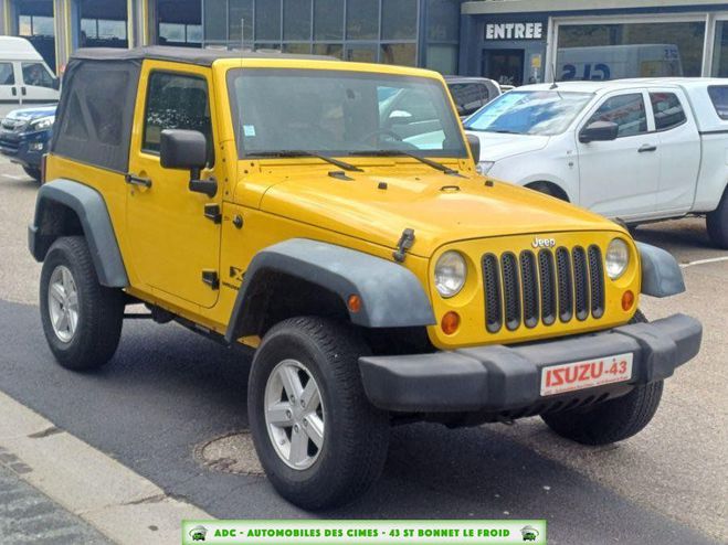 Jeep Wrangler III 3.8 SPORT AUTOMATIC 199cv 4X4 3P BVA Jaune Clair de 2007