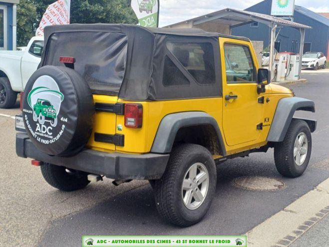 Jeep Wrangler III 3.8 SPORT AUTOMATIC 199cv 4X4 3P BVA Jaune Clair de 2007