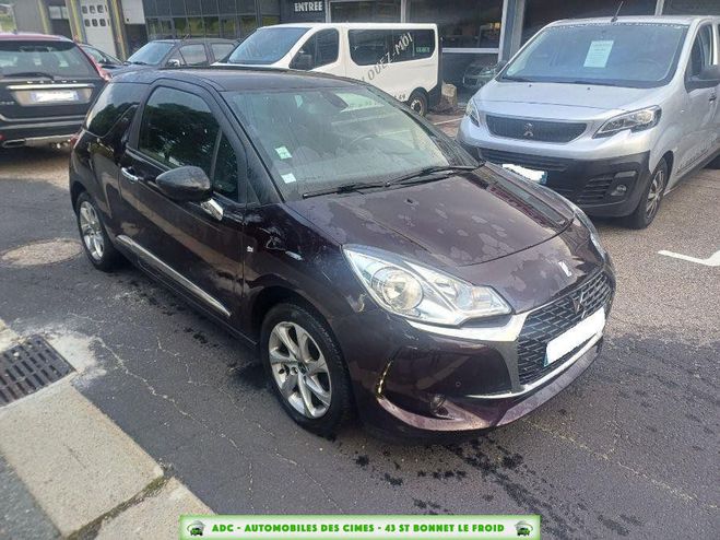 Cliquer pour voir la photo suivante Citroen DS 3 DS3 PureTech (110ch) BVM Rouge Foncé de 2017