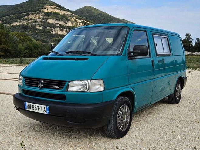 Volkswagen Transporter T4 Phase 2 (F7D) 2.5 TDi Fourgon amnag Vert de 2001