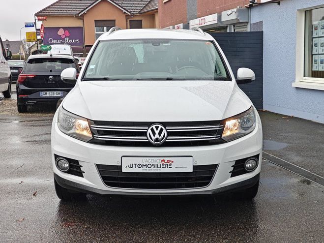 Volkswagen Tiguan 2.0 TDI 110ch BlueMotion Technology Spor Blanc de 2014