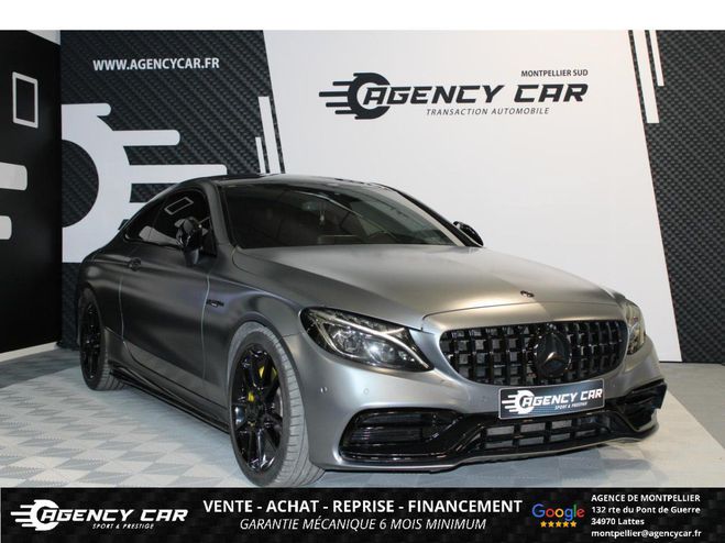 Cliquer pour voir la photo suivante Mercedes Classe C Coupe Sport 43 AMG- BVA 9G-Tronic - 4-Ma GRIS FONCE de 2016