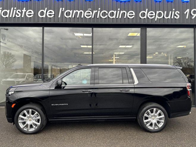 Chevrolet Suburban HIGH COUNTRY 4x4 V8 6.2L CTTE FOURGON Noir de 2021