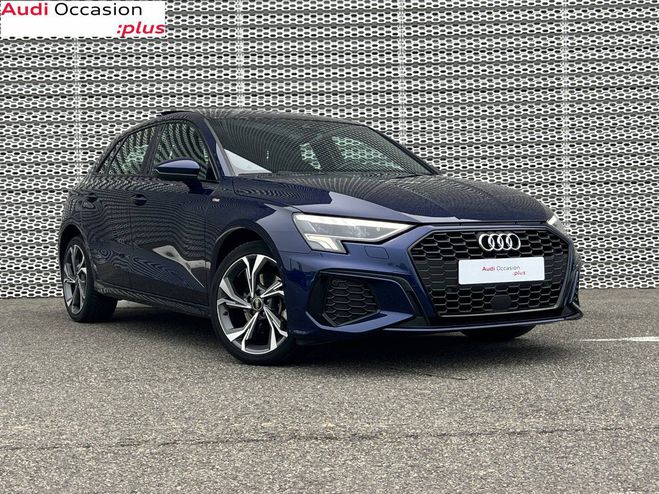 Audi A3 Sportback 40 TFSIe 204 S tronic 6 S Line Bleu de 2022