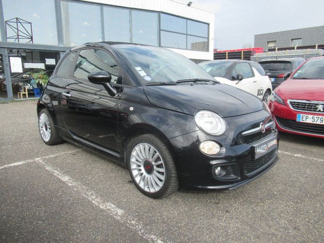 Fiat 500 C 0.9 8V 85 ch TwinAir SetS S Noir de 2014