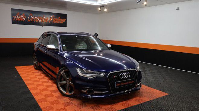Cliquer pour voir la photo suivante Audi S6 AVANT 4.0 V8 TFSI 420CH QUATTRO S TRONIC Bleu de 2013
