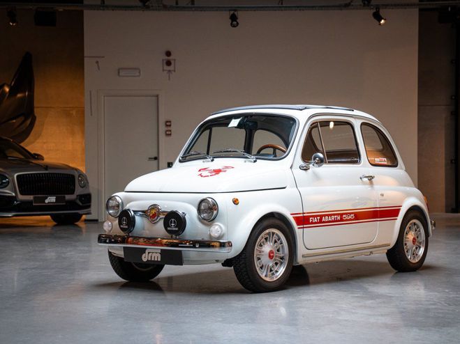 Abarth 595 Fiat Blanc de 1968