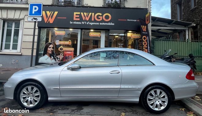 Mercedes Classe CLK Classe coupe 1.8 200 kompressor 165 eleg Gris de 2005