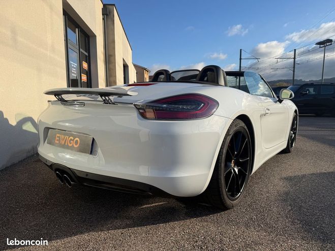 Porsche Boxster 981 s 3.4 315ch pdk traitement cramique Blanc de 2013