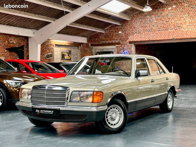 Mercedes 280 SE W126 2.7L 6 cylindres 82 760 kms cert Gris de 1980