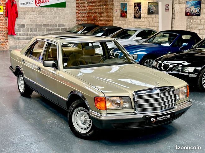 Mercedes 280 SE W126 2.7L 6 cylindres 82 760 kms cert Gris de 1980