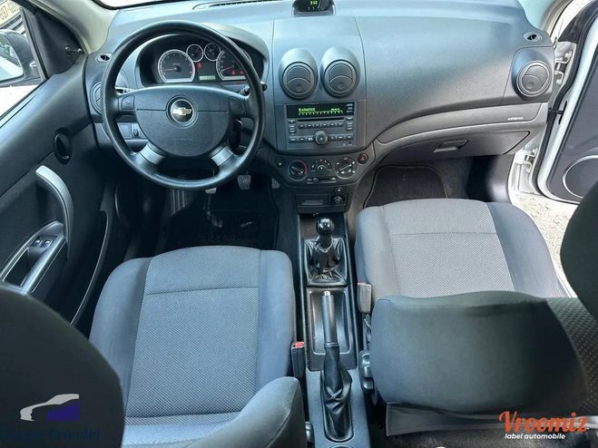Chevrolet Aveo 1.2 i GPL 82cv 3me Main Blanc de 2009