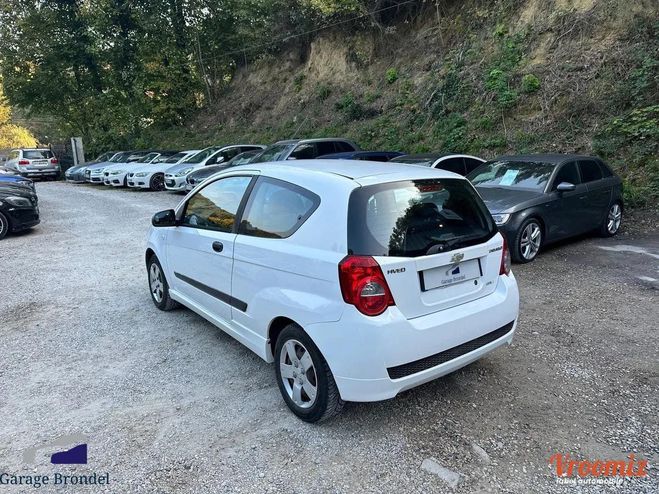 Chevrolet Aveo 1.2 i GPL 82cv 3me Main Blanc de 2009
