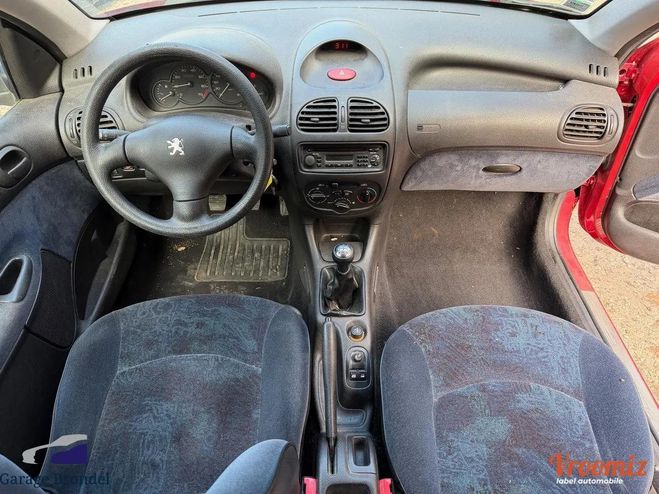 Peugeot 206 1.4i 75cv Pack Clim 3me Main Rouge de 2000