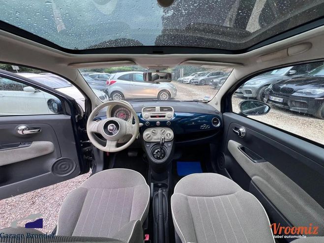 Fiat 500 1.2 i 69cv Lounge BVA 3me main Bleu de 2014