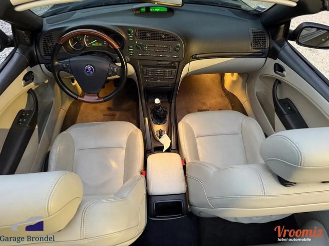 Saab 9 3 Cabriolet 2.0 turbo 150cv Vector 2e main Bleu de 2004