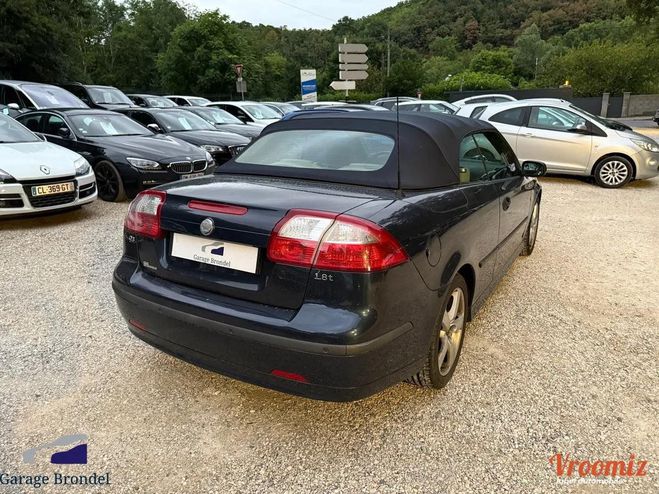 Saab 9 3 Cabriolet 2.0 turbo 150cv Vector 2e main Bleu de 2004