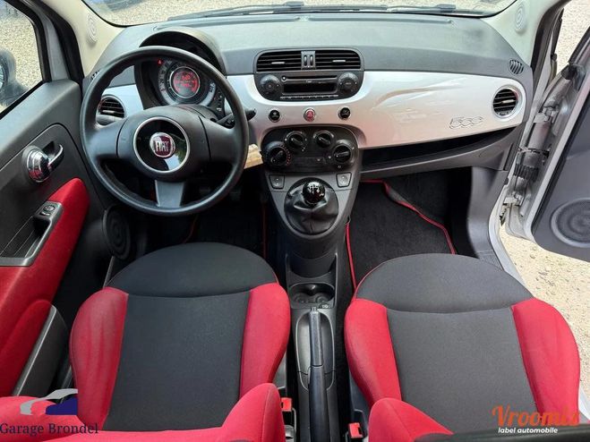 Fiat 500 1.2 MPi 69cv Crit'air 2 Gris de 2008