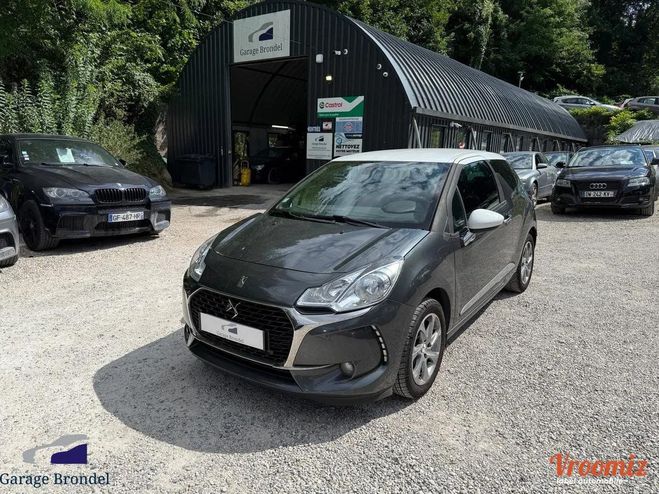 Cliquer pour voir la photo suivante Citroen DS 3 1.6 HDi 100cv So Chic 2e main CarPlay Gris de 2016