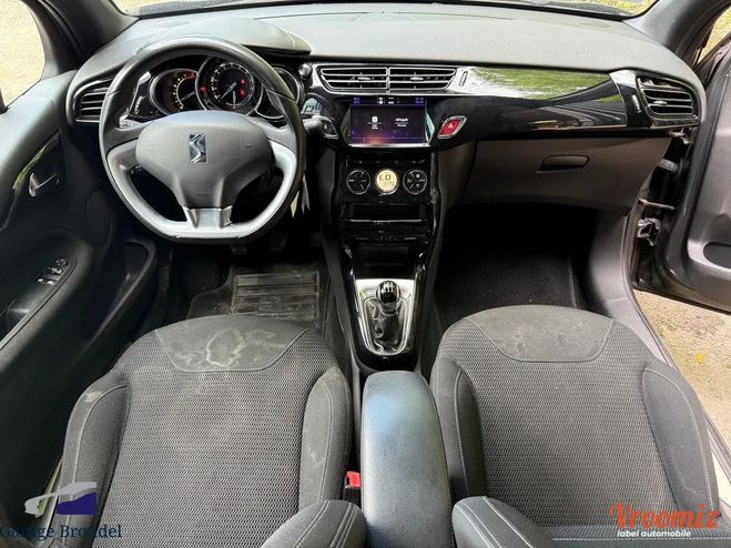 Citroen DS 3 1.6 HDi 100cv So Chic 2e main CarPlay  Gris de 2016
