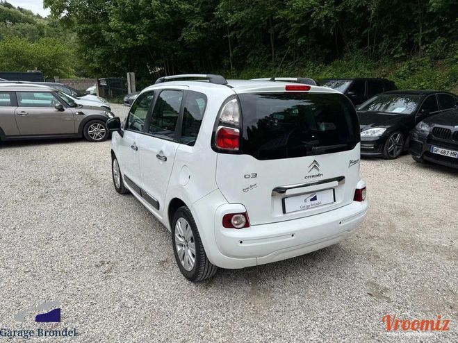 Citroen C3 Picasso 1.2i 110cv Exclusive 1re main Blanc de 2015