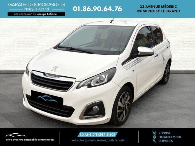 Cliquer pour voir la photo suivante Peugeot 108 1.2 68CV BVA Blanc de 2017