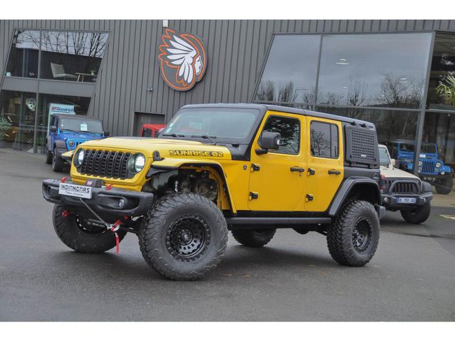 Cliquer pour voir la photo suivante Jeep Wrangler 2.0i T - 272 BVA 4x4 2019 Unlimited Saha JAUNE de 2019