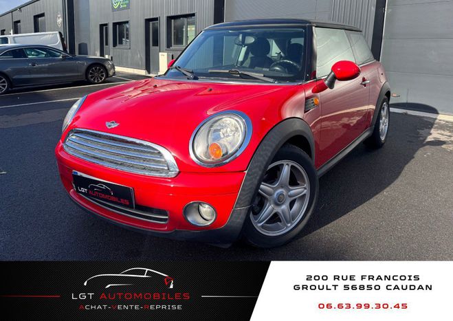 Cliquer pour voir la photo suivante Mini One 2 (R56) LCI 1.6 i 16V 75 cv ROUGE de 2010