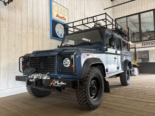 Land rover Defender TD5 110 SW 9PL Bleu de 2004