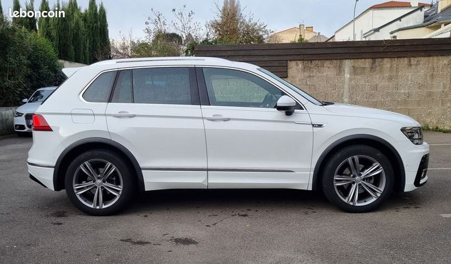 Volkswagen Tiguan 2.0 tdi 150 cv exclusive r-line dsg7 Blanc de 2017