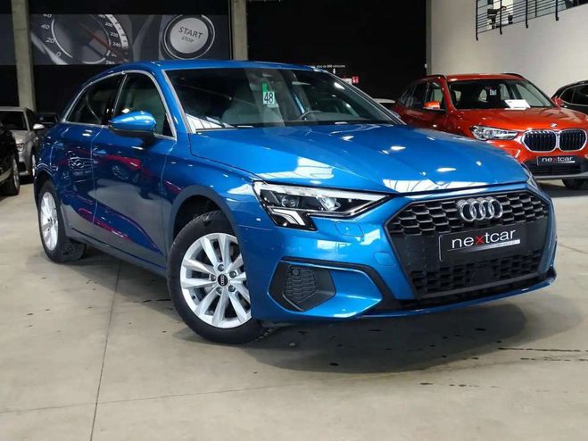 Audi A3 Sportback 30TFSi Advanced CUIR SPORT-LED Bleu Mtallis de 