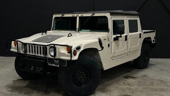 Hummer H1 6.5 V8 4WD Civil - Capote neuve - CT OK Blanc de 1995