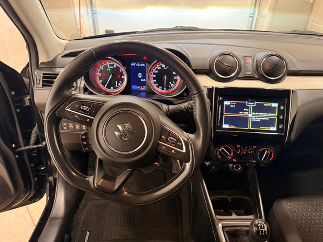 Suzuki Swift IV 1.2 DUALJET HYBRID 83CV 4X4 1ERE MAIN NOIR de 2021