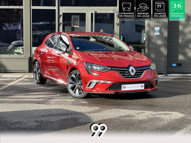 Cliquer pour voir la photo suivante Renault Megane 1.5 Blue dCi - 115 - BV EDC R.S. Line LI TENNP - FLAMME ROUGE de 2020
