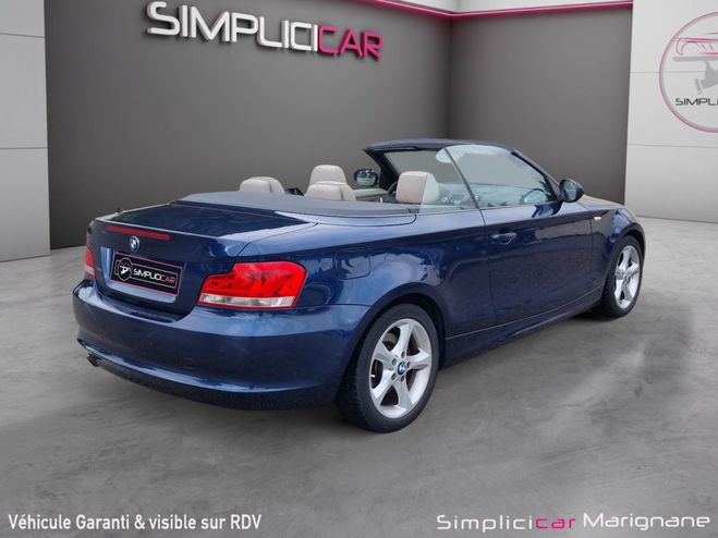 BMW Serie 1 CABRIOLET E88 LCI 118i 143 ch Radar AR/C Blanc de 2011