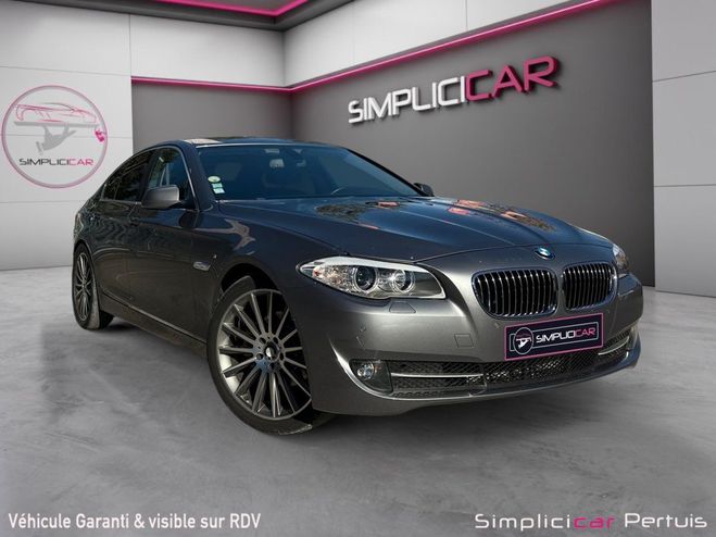 Cliquer pour voir la photo suivante BMW Serie 5 F10 520d 184ch Luxe A caméra de recul ra Gris de 2010