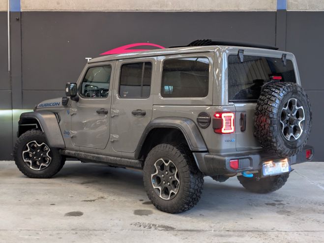 Jeep Wrangler RUBICON 2.0 380 ch PHEV - TOIT OUVRANT - Gris de 2021