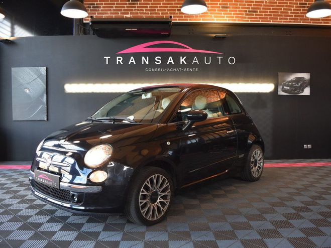 Fiat 500 C 1.2 8V 69 ch Lounge Noir de 2015
