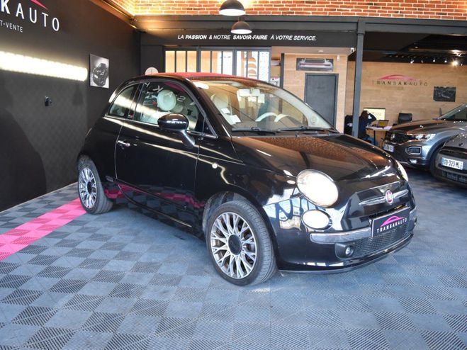 Fiat 500 C 1.2 8V 69 ch Lounge Noir de 2015