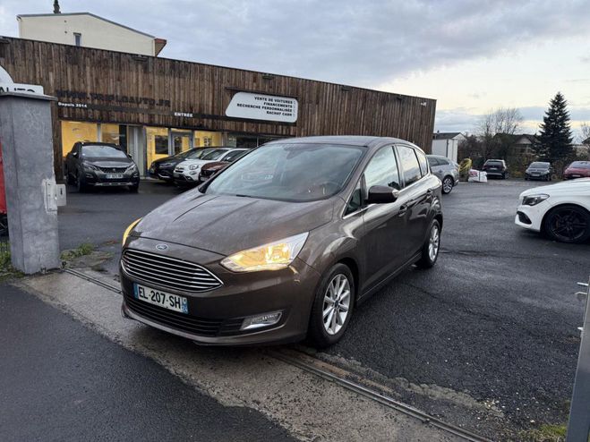 Ford C Max 1.5 TDCi - 120 S&S Titanium   GPS   Rada MARRON FONCE de 2017