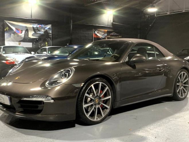Porsche 911 991 CARRERA 4S CABRIOLET 3.8 400CV PDK / Brun Anthracite de 2013