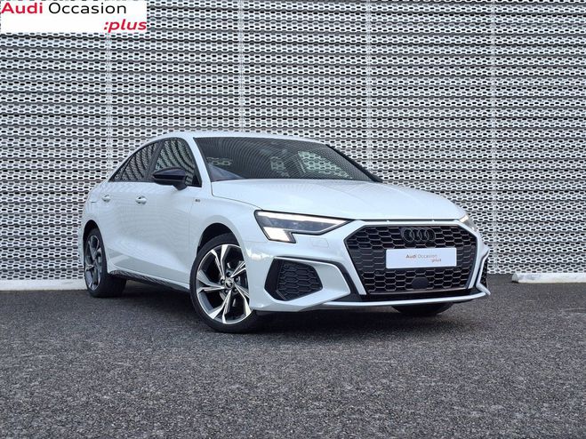 Audi A3 BERLINE 35 TFSI Mild Hybrid 150 S tronic Blanc de 2023
