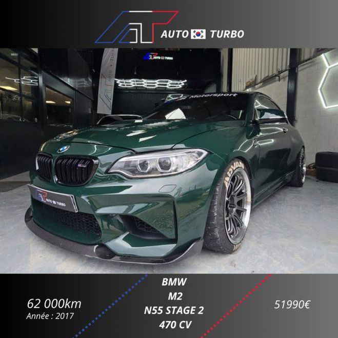 BMW M2 COUPE (F87) 370CH M DKG Vert F de 2017