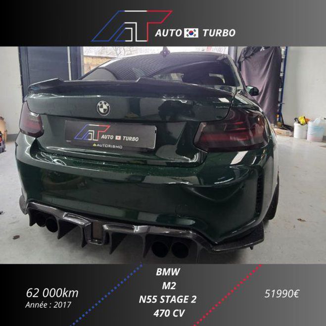 BMW M2 COUPE (F87) 370CH M DKG Vert F de 2017