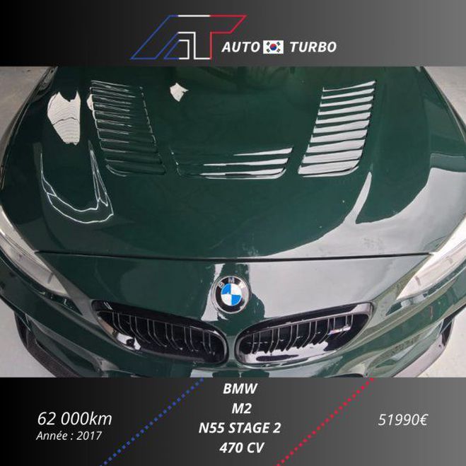 BMW M2 COUPE (F87) 370CH M DKG Vert F de 2017