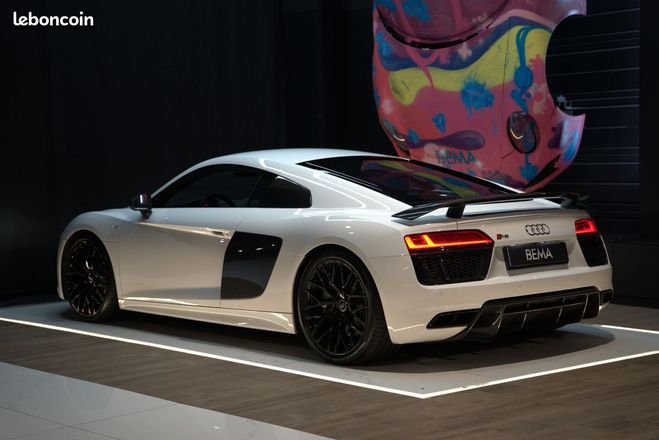 Audi R8 V10 Plus 5.2L 610cv Blanc de 2016